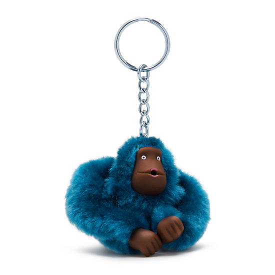 Kipling Sven Small Monkey Keychain Aksesuar Turkuaz | TR 1198CT